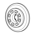 Washer - 14460489 Insulating Washer Turbine D30m [Electrolux Aeg]